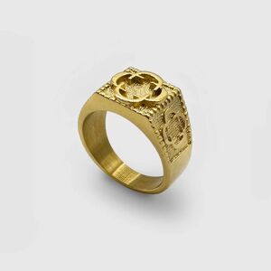 CRAFTD London Clover Sovereign Ring (Gold) - M
