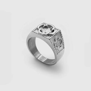 CRAFTD London Clover Sovereign Ring (Silver) - L