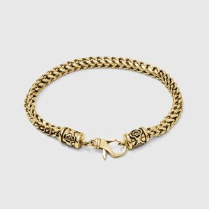 CRAFTD London Cobra Bracelet (Gold) - 22cm