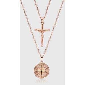 CRAFTD London Compass x Crucifix Set (Rose Gold)