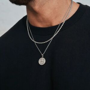 Silver Men's Jewelry Gift Set - Create Your Own Pendant & Chain Set   CRAFTD London