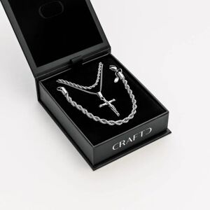 CRAFTD UK Crucifix Gift Set (Silver) - L / XL