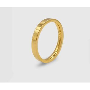 CRAFTD London Flat Band Ring (Gold) 3mm - S