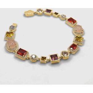 Gemstones Gemstone Bracelet (Gold) - 19cm / 7.5