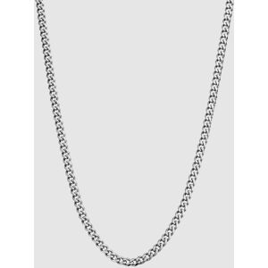 CRAFTD London 4mm Real Cuban Link Chain - Silver   CRAFTD