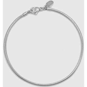 CRAFTD London Snake Bracelet (Silver) 2mm - 22cm