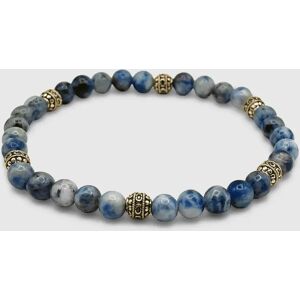 CRAFTD London Sodalite Stone Bracelet (Gold) - 19cm