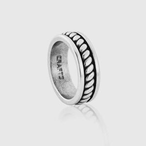 Silver Rope Ring for Men   8 10 12 Various Sizes   CRAFTD London