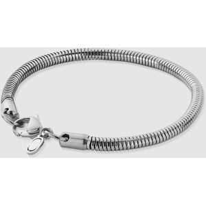 CRAFTD London Silver Snake Bracelet - 4mm   CRAFTD