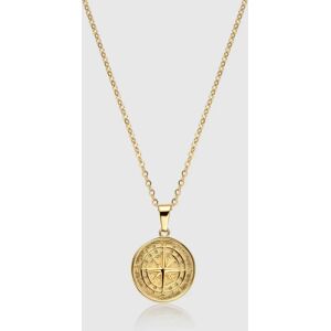 Gold Compass Men's Pendant Necklace   CRAFTD London