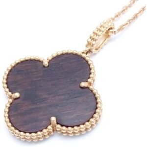 VAN CLEEF & ARPELS Magic Alhambra Necklace VCARO3M700 Letterwood K18PG Pink Gold 290837