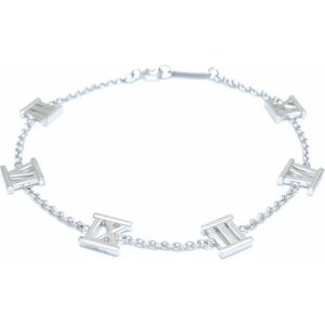 Tiffany & Co. TIFFANY&Co.  Atlas Bracelet K18WG White Gold 291102