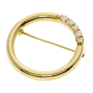Tiffany & Co. TIFFANY Diamond Brooch, 18K Yellow Gold, Women's, &Co.