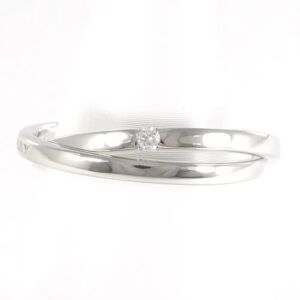 Burberry PT900 Ring No. 10 Diamond 0.02 Total Weight Approx. 4.5g Jewelry