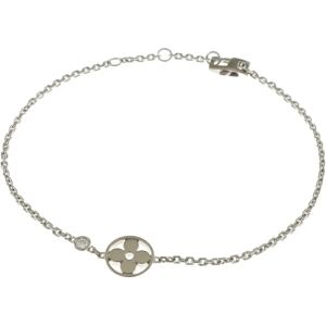 Louis Vuitton Brasserie Sun Blossom Bracelet 18K K18 White Gold Diamond Women's