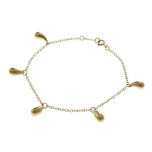 Tiffany & Co. TIFFANY&Co. Teardrop Bracelet K18 Yellow Gold Ladies
