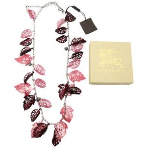 Burberry Purple Resin Long Necklace