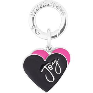 Sarah Haran Accessories Sarah Haran Tassel Topping Charm - Silver / Pink Heart - Female