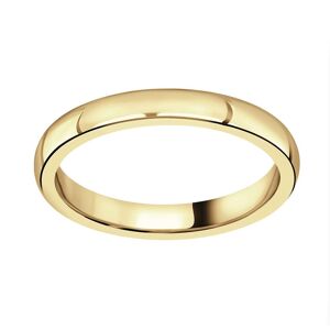 Mappin & Webb 18ct Yellow Gold 2.5mm Luxury D-Shape Court Wedding Ring - Ring Size J
