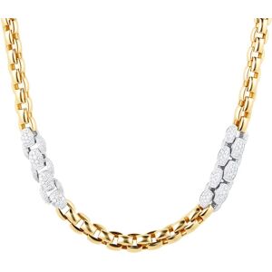 Fope 18ct Yellow & White Gold 3.92cttw Diamond Eka MiaLuce Necklace