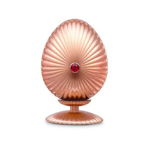Fabergé Colours of Love Limited Edition 18ct Rose Gold & Ruby 180 Mini Fluted Egg Objet