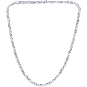 Bloomingdale's Certified Diamond Tennis Necklace in 14K White Gold, 20.0 ct. t.w. - 100% Exclusive  - White