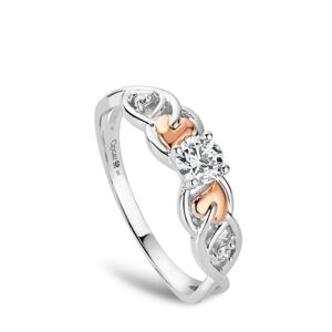 Clogau Tree Of Life Love Infinity Diamond Ring  9ct Gold