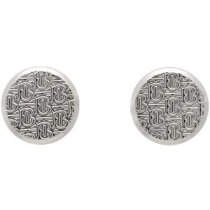 Burberry Silver Monogram Cufflinks  - PALLADIO - Size: UNI - male