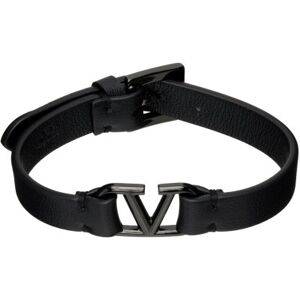 Valentino Garavani Black VLogo Signature Bracelet  - N01 NERO/NERO - Size: UNI - male