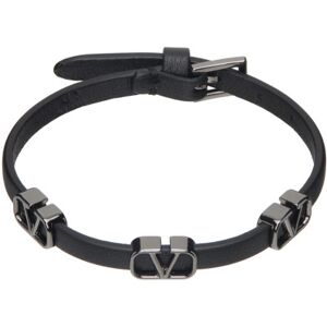 Valentino Garavani Black VLogo Bracelet  - 0NO NERO - Size: UNI - male