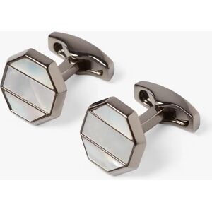 Simon Carter Shoji Mother of Pearl Cufflinks, White - White - Male