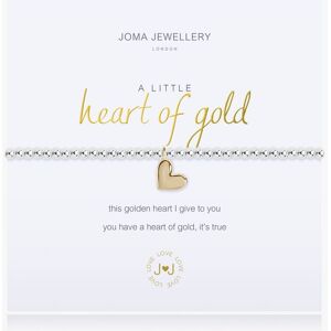 Joma Jewellery A Little Heart of Gold Beaded Bracelet, Silver/Gold - Silver/Gold - Female