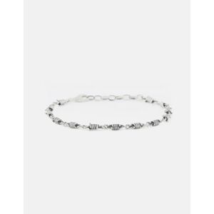 Serge Denimes Men's Silver Barbed Wire Bracelet - Size: ONE size