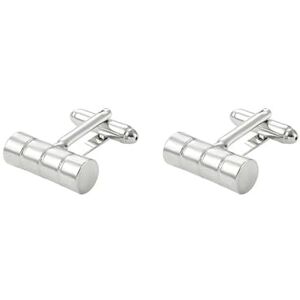 AMDXD Cufflinks Men's Retro, Cylinder Cufflinks for Men Gold, Silver Cufflinks for Men for Wedding, Engagement, Valentine's Day, Anniversary, Metal, No cubic zirconia