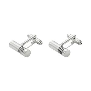 AMDXD Cufflinks Men's Retro, Cylinder Cufflinks for Men Gold, Silver Cufflinks for Men for Wedding, Engagement, Valentine's Day, Anniversary, Metal, No cubic zirconia