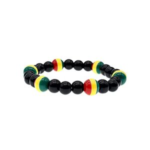 BDM Bob Marley, Rastafari, Hippie and Jamaican Men's and Women's Bracelet, Multi-Colour (5252)