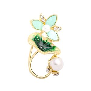 Shoukaii Flower Brooches Women Unisex 3-Color Enamel Party Office Brooch Pins (Color : B, Size (Color : A, Size (Color : B, Size : As the picture shows)