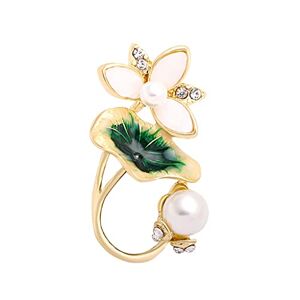 Haoduoo Flower Brooches Women Unisex 3-Color Enamel Party Office Brooch Pins (Color : B, Size (Color : A, Size(Color:A)