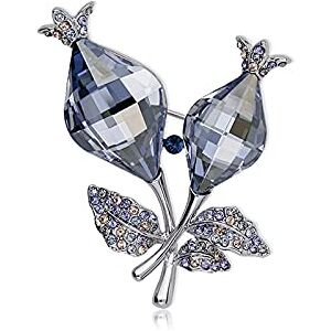 Finoti Fashion Brooch Fashion Brooches for Women Crystal Elegant Brooch Pins Scarf Shawl Coat Dress Decoration Accessories Jewellery - Breastpin for Wedding/Banquet Brooches for Women