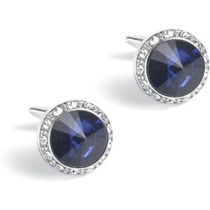 Xqmart Versatile cufflinks round color crystal diamond cufflinks diamond rhinestone cufflinks (D as shown in the picture)