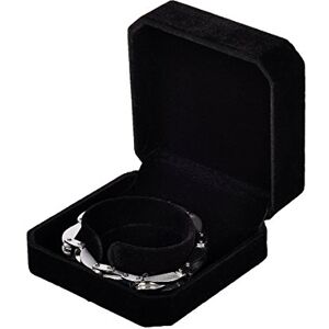 HOUSWEETY Classic Velvet Bracelet Presentation Gift Box Jewellery Case