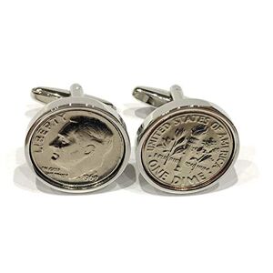 Rstrading Premium 2002 American Dime for a 22nd Birthday or Anniversary cufflinks