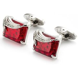 Garcan Business Shirt Cufflinks Red Crystal Cuff Nail Cuff Cuff Nail Dress Buttons