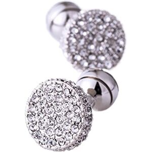 Asdchzen Jewelry Men'S Cufflinks Jewelry S Cufflinks For Men'S Crystal Cuff Link Wholesale Button Wedding Guests (D)