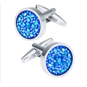 Generic Cufflinks for Mens Cuff Links Custom Buttons Shirt Wedding Gifts Crystal Cluster Custom Guests