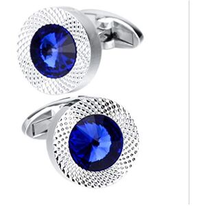 Temkin Blue Crystal Cone Cufflinks Men Lawyer Classic Prismatic Cuff Button Designer Mens Shirt Taper Cuff Links