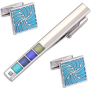 Generic Creative Fashion Men's Shirt Tie Clip Cufflinks Suit Men's Business Dress Accessories Clip