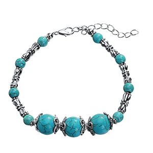 Beaded Turquoise Luxury Gifts Jewelry Bracelet Retro Women's Fashion Handmade Bracelets Wyf727 (Multicolor, One Size)