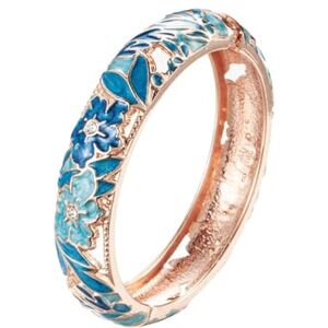 bicup Bracelet Bracelets Women Men Jewellery Jewelry Flower Bangles Bracelet Sets Vintage Cuff Bangle Blue