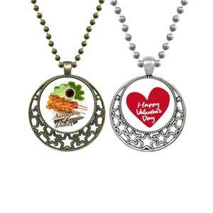 Beauty Gift Traditional Singapore Satay Dish Pendant Necklace Mens Womens Valentine Chain